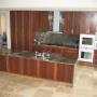 Custom designed kitchen to suit the owners individual style. Contemporary country style with the beautiful rich timber of ironbark.