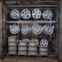 wheels which have been sandblasted