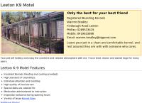 Leeton K 9 Motel