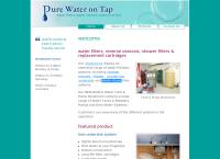 Pure Water on Tap Pty Ltd's website