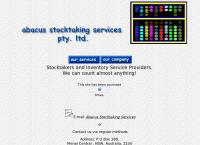 A b a C U S Stocktaking Services Pty Ltd's website