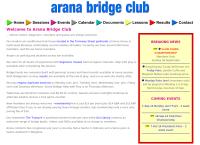 Arana Contract Bridge Club