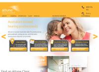 Attune Hearing's website