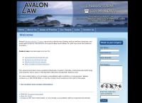 Avalon Law's website