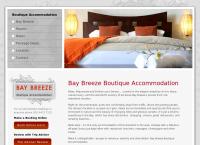 Bay Breeze Boutique Accommodation's website