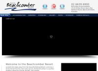 Break Free Beachcomber Resort's website
