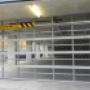 mesh panel garage door