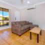 Guest room with flat-screen television