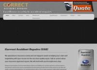 Correct Accident Repairs's website