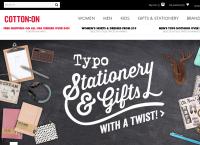 Cotton On Clothing's website