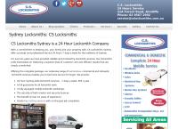 CS Locksmiths's website