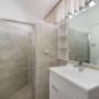 Vanity in bathroom