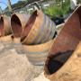 Half Wine Barrels
