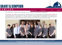Grant & Simpson Lawyers & Notary's website