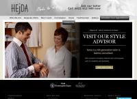 Hejda Bespoke Shirtmaker & Tailor's website