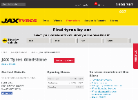 JAX Tyres Gladstone's website
