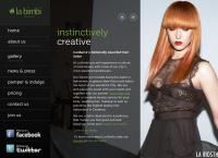 La Bimbi Salons's website