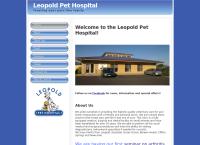 Leopold Pet Hospital's website