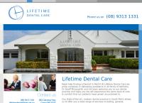 Lifetime Dental Care's website