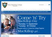 Mary MacKillop College Kensington's website