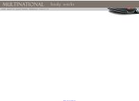 Multinational Body Works Pty Ltd