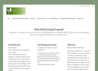 McCormack Funerals Pty Ltd's website
