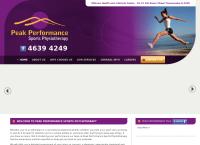 Peak Performance Sports Physiotherapy