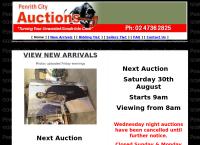 Penrith City Auctions's website