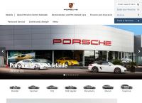 Porsche Centre Adelaide's website