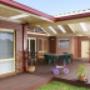 metal pergola