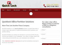Quicklock Partitions