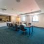he Pyrmont Bay Room is located in the heritage section of the Hotel. Perfect for boardroom meetings that require additional space for group activities, or for smaller meeting up to 30 delegates. This meeting features a new touch screen tv projector.
