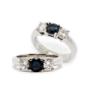 Sapphire and Diamond RIng
