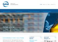 S.a.m. Airconditioning's website