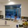 1900mm wide Servery Window in Blackrock. using 10mm toughened glass