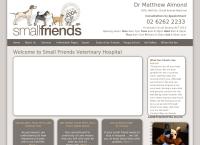 Small Friends Veterinary Hospital's website