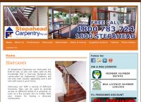 Stepahead Carpentry's website