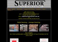 Superior Pallet Racking & Equipment's website