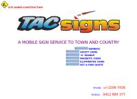 TAC Signs