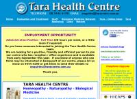 Tara Health Centre's website