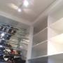 New custom built shelving for a wardrobe.