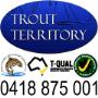 Trout Territory, Fly fishing tours Tasmania, logo.