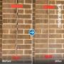 cracked wall before and after repair
