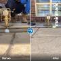 man fixing foundation cracks