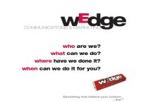 Wedge Communications & Marketing