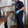 Oven cleaning service