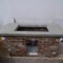 polished concrete BBQ top