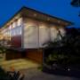 House at dusk