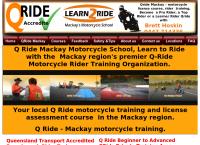 Learn2ride Qride Mackay Motorcycle Training's website