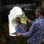 hand bevelled mirror